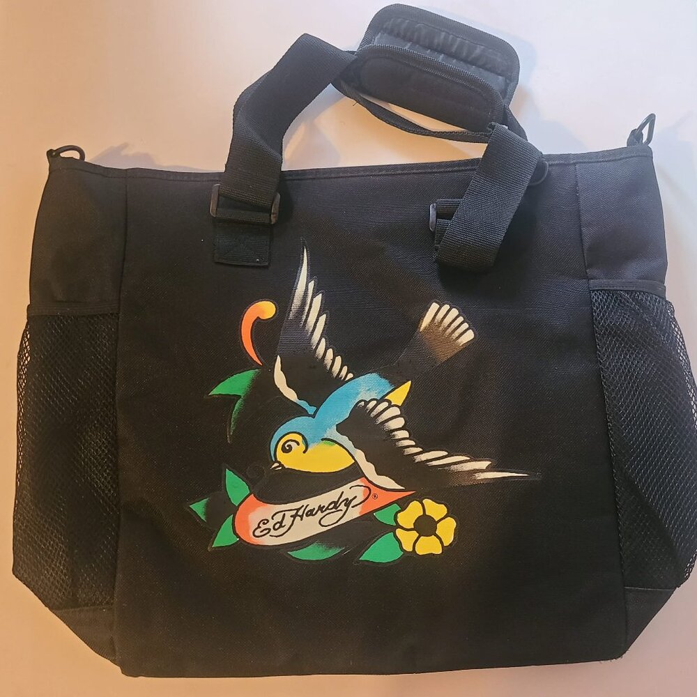 ED HARDY BAG MEN WOMEN NICE BAG GOOD CONDITION